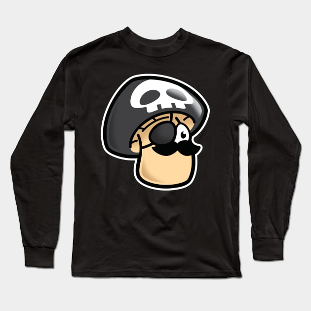 ShroomDood (Pirate) Long Sleeve T-Shirt by ArtofJMS